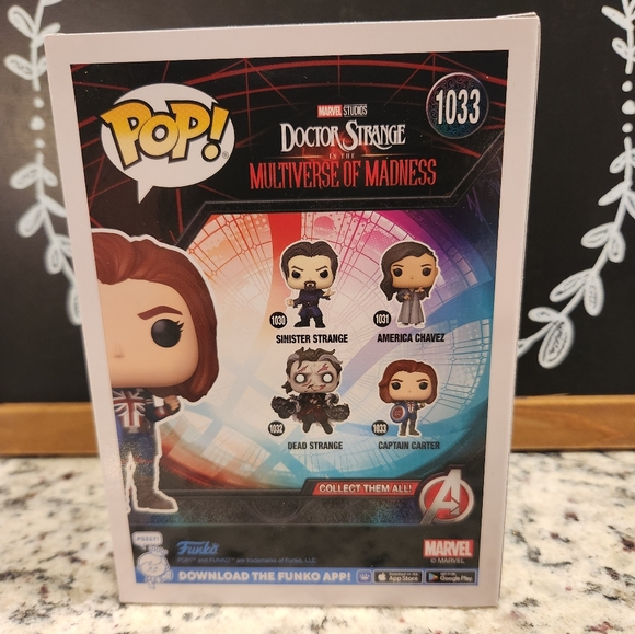 Funko Pop! Captain Carter #1033 Doctor Strange and the Multiverse Marvel - Picture 3 of 6